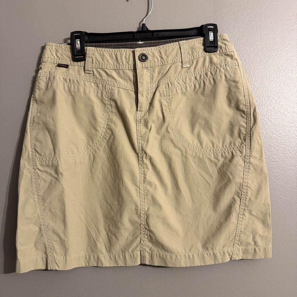 Kuhl Skirt Womens 8 Khaki Hiking camping outdoors athletic